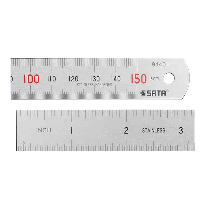 世达 SATA 91402 钢直尺 钢板尺300mm
