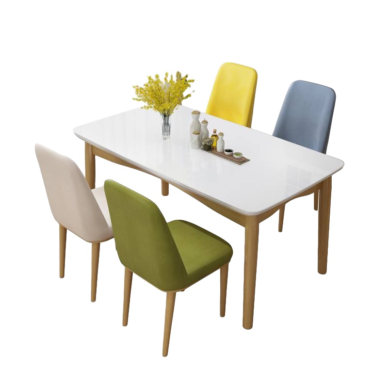 逐鹿中原北欧现代简约餐桌椅一桌六椅餐桌椅组合手工桌 一桌六HC-330北欧现代简约餐桌椅一桌六椅颜色备注