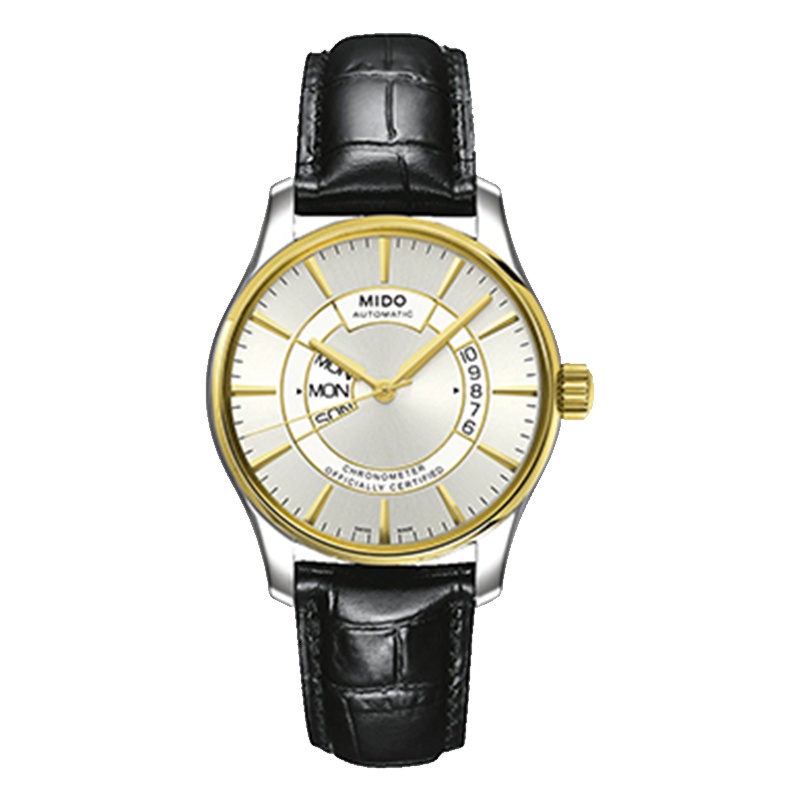 美度(MIDO)瑞士手表 布鲁纳系列自动机械瑞士皮带男士手表M001.431.26.031.00