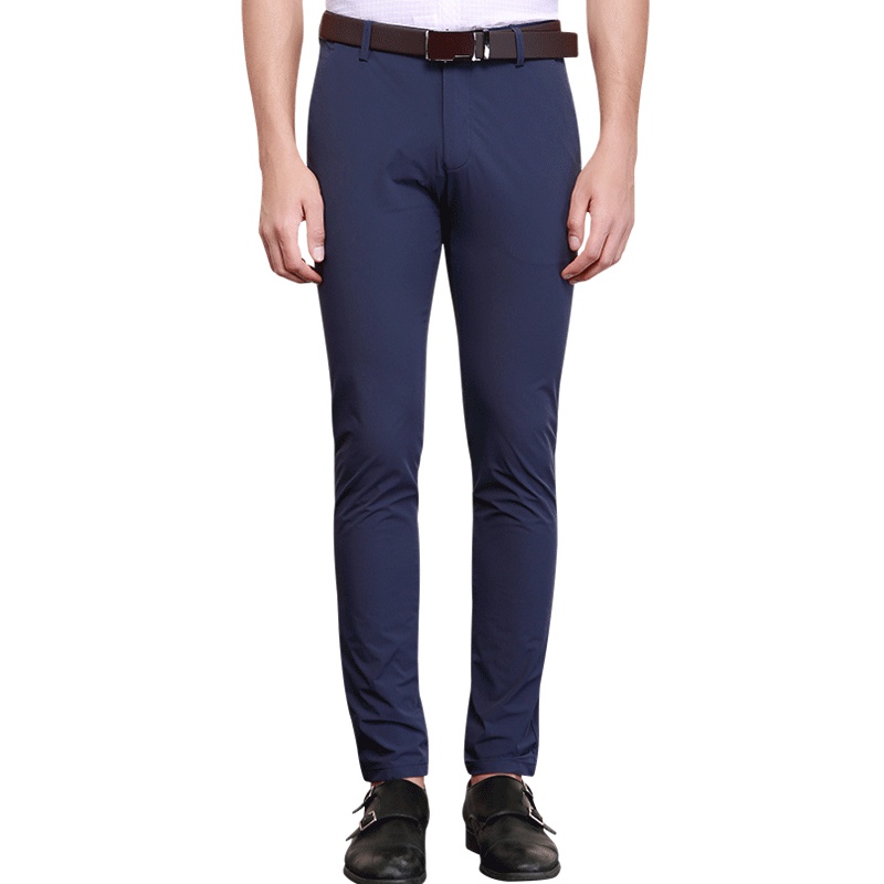 红豆男装 男士休闲裤 夏季薄款男士商务高弹休闲裤