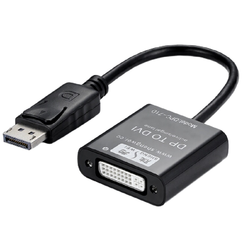 DPC-510 DP转VGA转换器 DisplayPort转VGA转换器 适配器 支持1080P