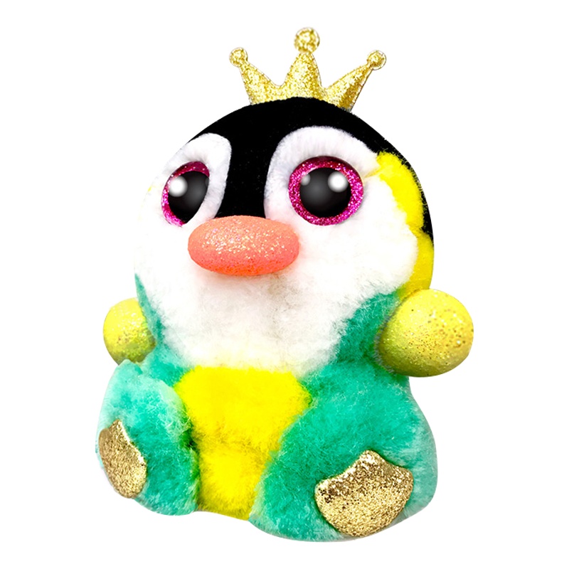 iDoon绒豆豆儿童玩具创意diy手工制作企鹅玩偶礼物女生毛绒娃娃女童女孩溶豆豆萌宠亲子互动礼物 2代绒豆豆-帝企鹅