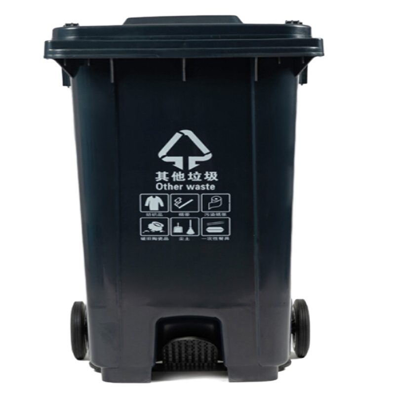 120升加厚脚踏垃圾桶
