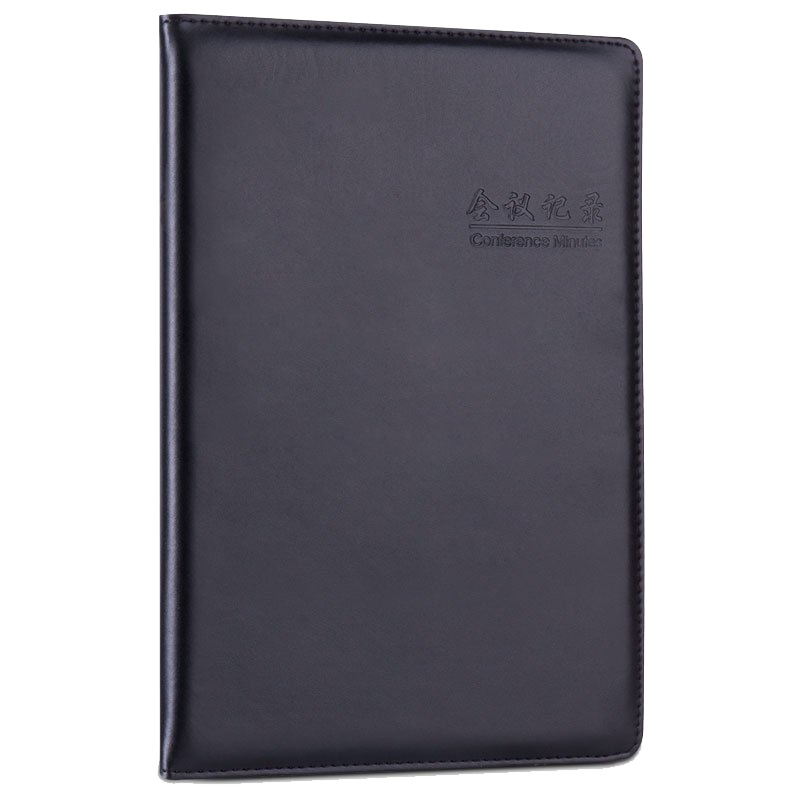 得力 7949会议记录本黑82页16K皮面笔记本加厚PU皮面商务办公记事本 5本装(单位:件)