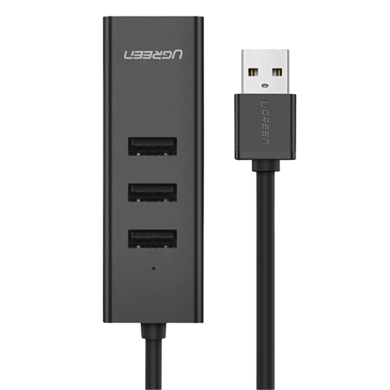 得力(deli) USB分线器笔记本电脑网线接口拓展HUB扩展坞延长线USB扩展坞