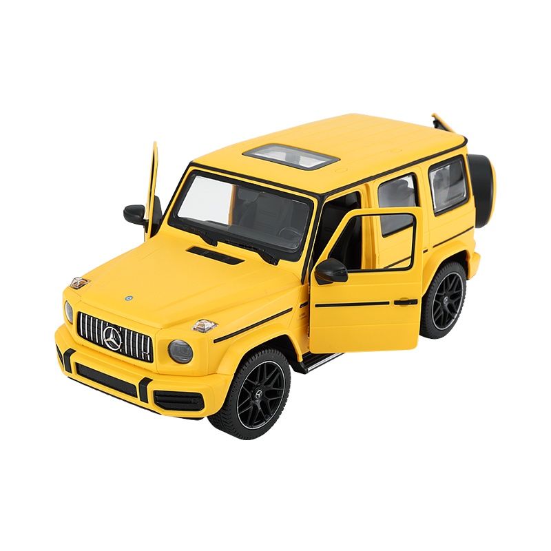 星辉(Rastar)1:14奔驰G63 遥控车95760黄色 儿童玩具仿真汽车遥控模型