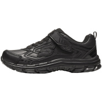 Skechers斯凯奇男大童休闲鞋黑色低帮运动鞋 95357L