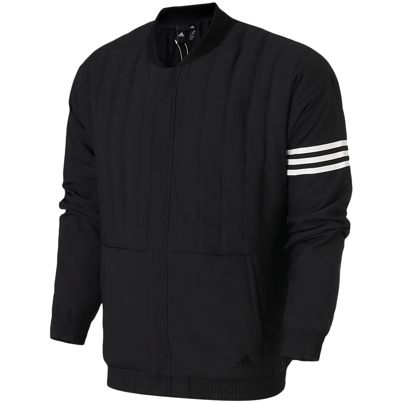 【自营】adidas男服夹克外套他立领飞行领休闲运动服DH3981 L DH3981黑色