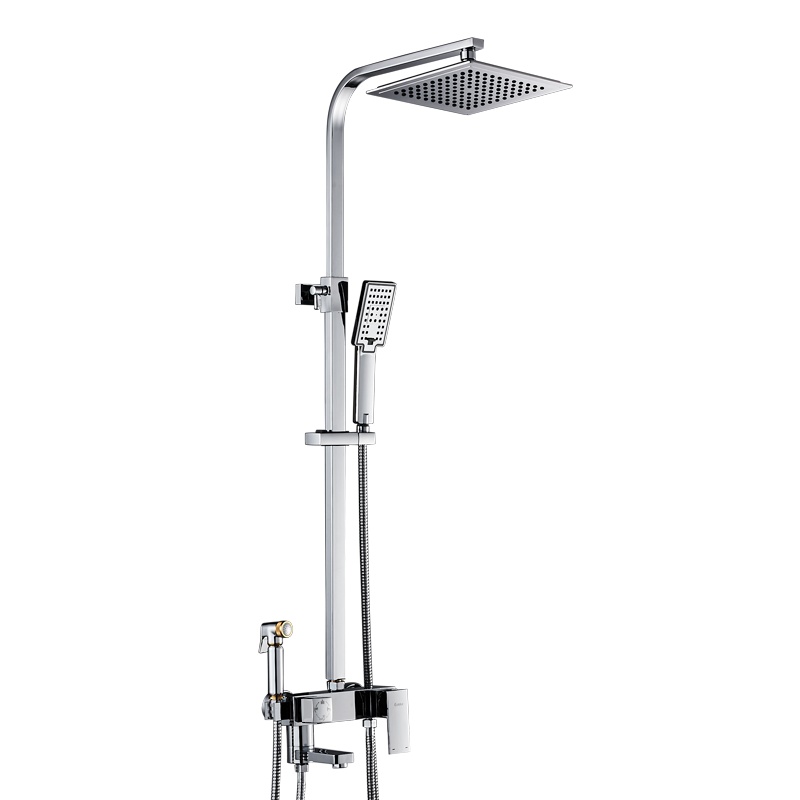 卡贝卫浴花洒套装家用浴室沐浴增压淋雨喷头卫生间花晒恒温淋浴器
