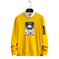 俞兆林(YUZHAOLIN)春秋季圆领卫衣男潮流男装长袖上衣韩版休闲男士卫衣学生