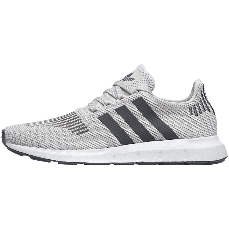 adidas阿迪达斯男子休闲鞋SWIFT RUN休闲运动鞋CQ2109 CQ2109一度灰+四度灰