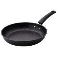 PFT-8046 麦饭石炫彩不粘煎炒锅26CM麦饭石不粘锅 一檫即净 加厚精铁锻造 锅身结实 轻烟少油健康不粘