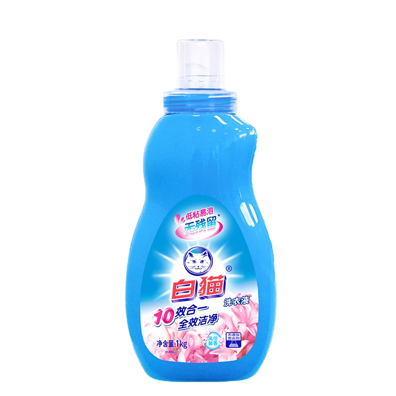 白猫 无磷洗衣液1kg（单位：瓶）