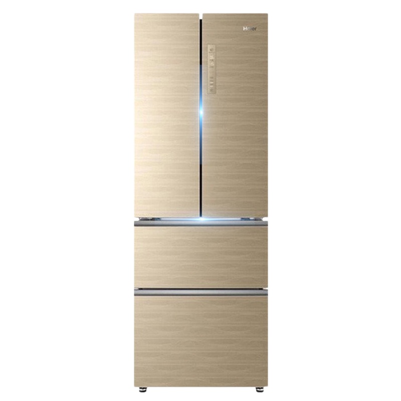 海尔（Haier）BCD-331WDGQ 331升法式多门冰箱 变频 一级能效彩晶玻璃面板 风冷无霜 智能杀菌