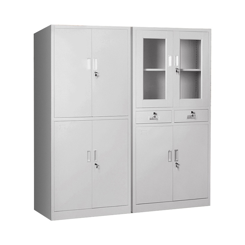 汉诺鑫威钢制文件柜办公资料柜档案柜财务凭证柜带锁储物柜铁皮柜书柜