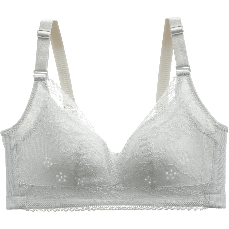 歌瑞尔薄款大码调整型无钢圈内衣大胸罩显小收副乳防下垂聚拢文胸