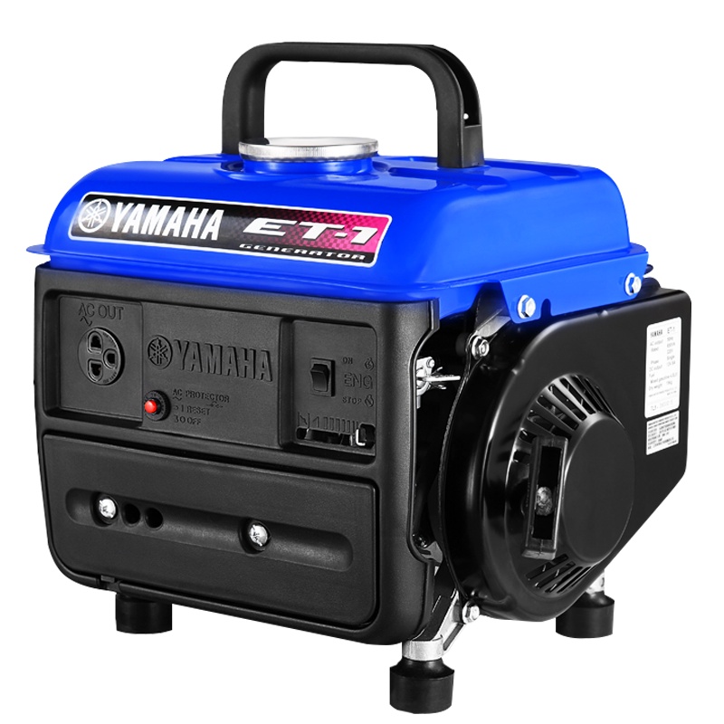 YAMAHA雅马哈汽油发电机组 便携式ET-1小型发电机家用 二冲程220v单相发电机 静音650W拉绳迷你发电机