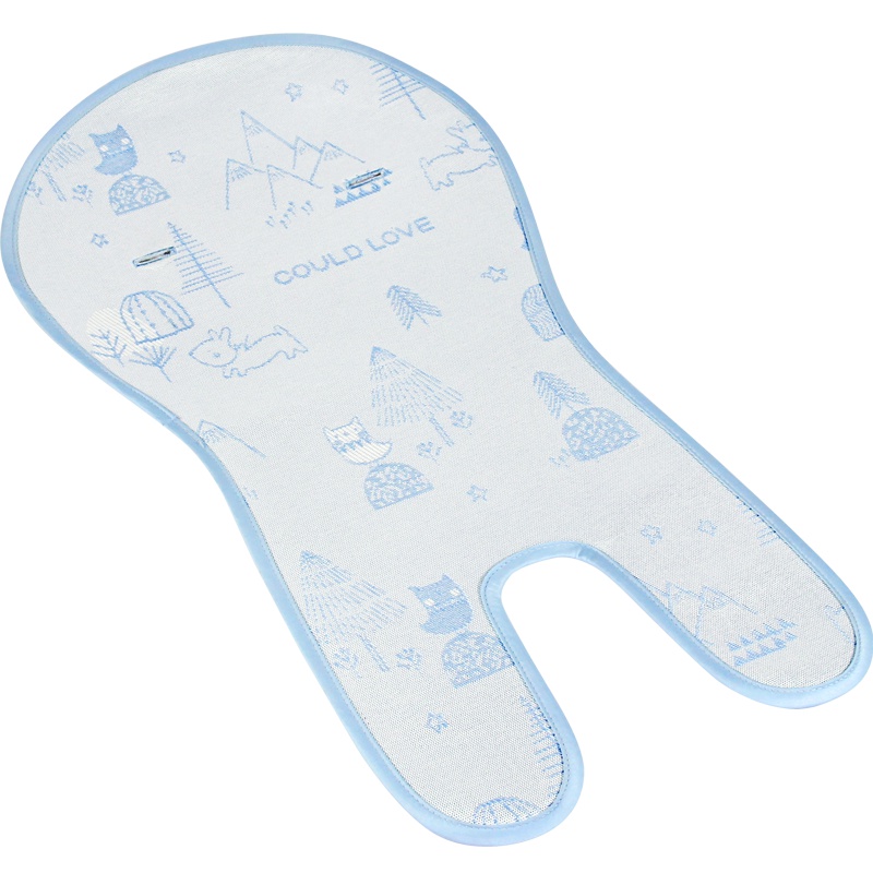 爱音(Aing) 婴儿凉席宝宝凉席冰丝凉席童车推车凉席餐椅凉席