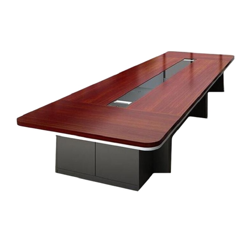 心业6.5米油漆饰面会议桌XY-HYZ65适用24平米会议室 此产品单件不出售批量请联系客服