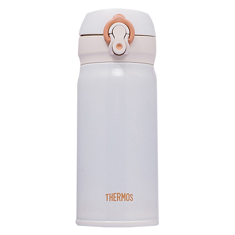 [轻巧容量]THERMOS膳魔師 日本进口 真空不锈钢 保温杯 JNL-352白色 350ML 304不锈钢