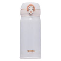 [轻巧容量]THERMOS膳魔師 日本进口 真空不锈钢 保温杯 JNL-352白色 350ML 304不锈钢