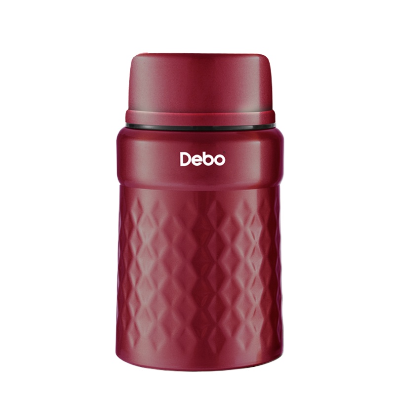 德铂(Debo)雷特304不锈钢焖烧杯闷烧壶便携焖粥保温桶保温饭盒DEP-668 单个装