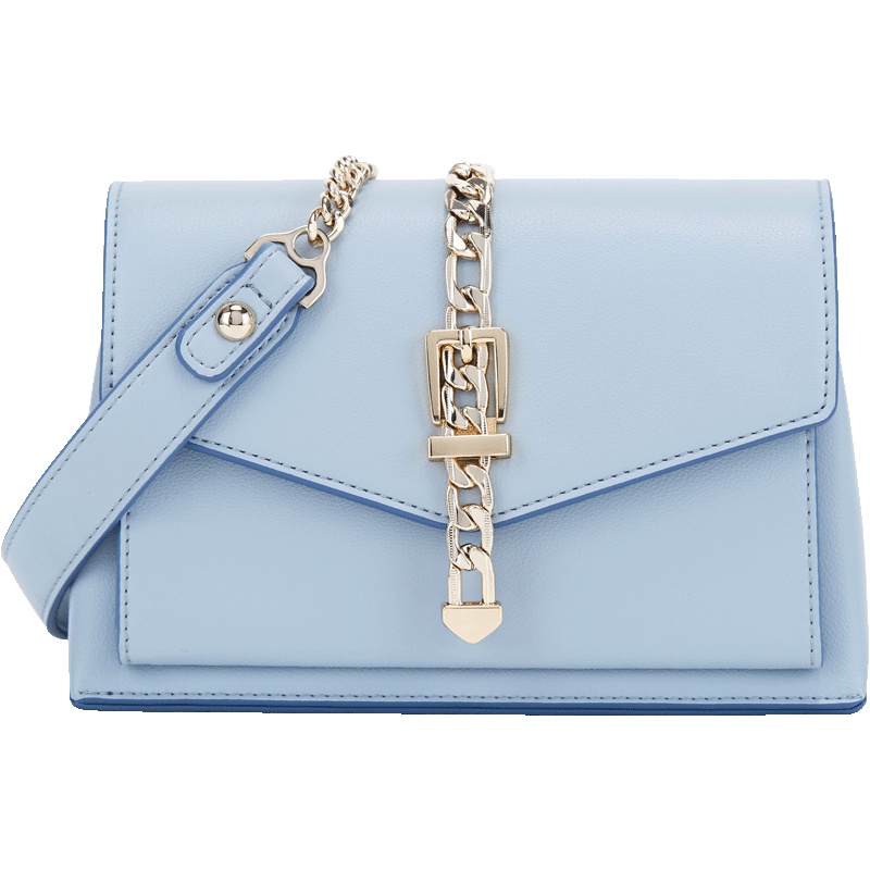 欧米OMI包包女2019夏季新款单肩包简约百搭斜挎小包女纯色链条包