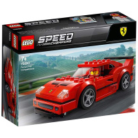 LEGO/乐高 SPEED CHAMPIONS超级赛车系列 75890 法拉利F40/198颗粒 拼插玩具 7岁以上适用