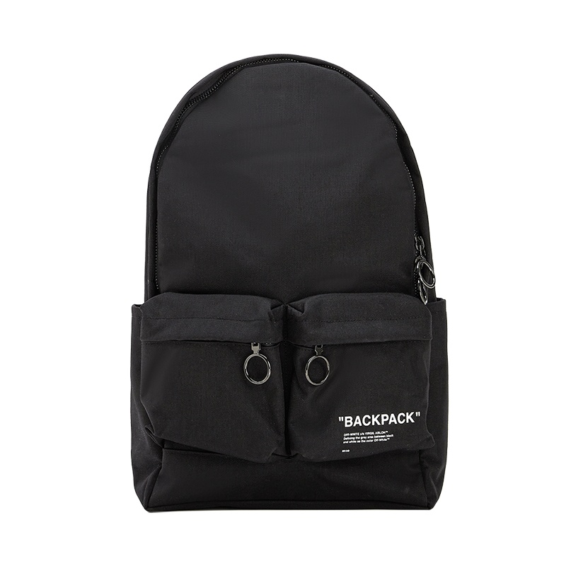 OFF WHITE 2020新款 男士Logo徽标印花字母标识双肩包