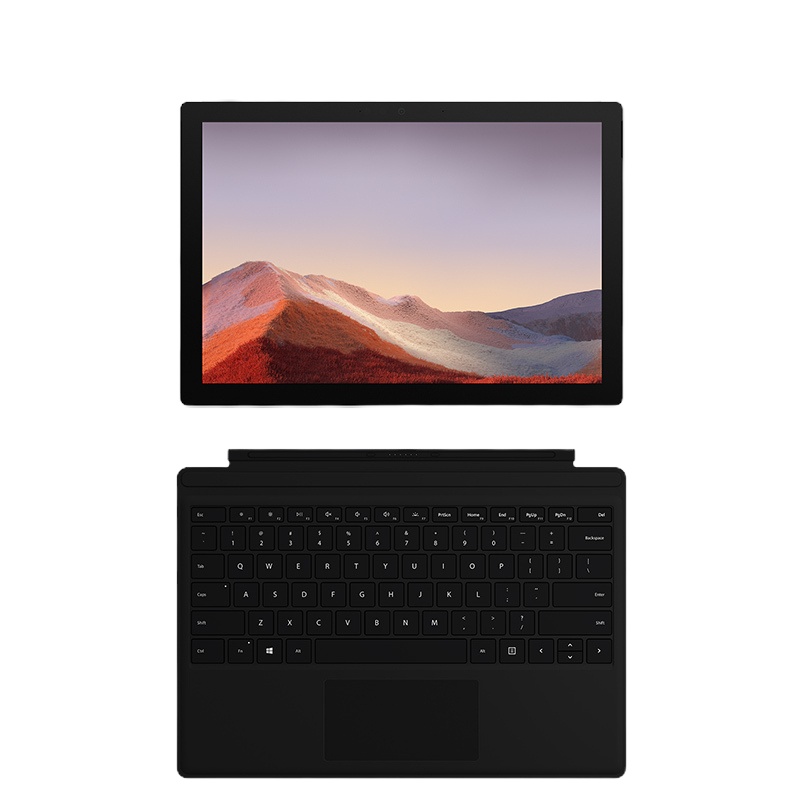 微软(Microsoft)Surface Pro 7+ 商用二合一平板电脑11代i7 16G+1TB 12.3英寸轻薄 高色域 Win10专业版 亮铂金主机 送典雅黑键盘