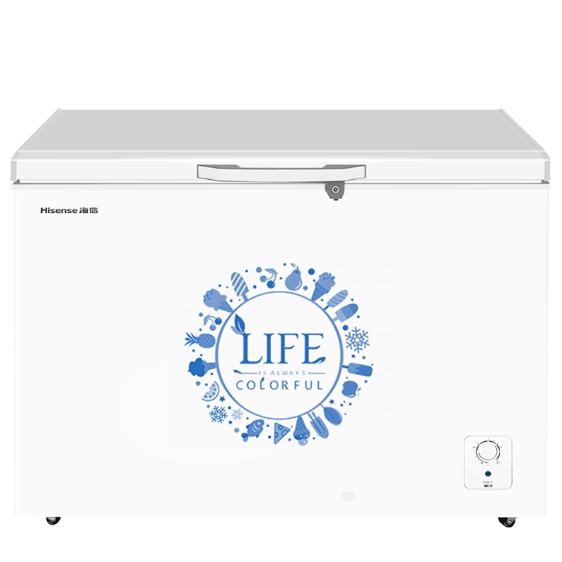 海信(Hisense)308升 冰柜商用冷藏冷冻柜 雪糕柜冷柜(珍珠白)BD/BC-308NU/A