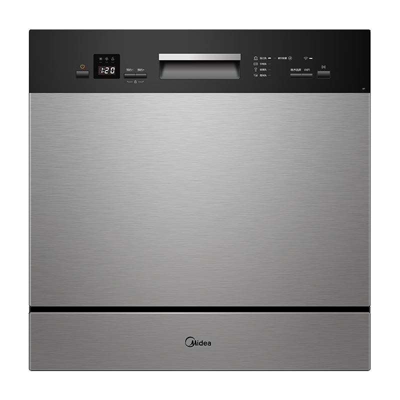 美的(Midea)家用8套嵌入式洗碗机V1 紫外消毒抑菌WIFI智控刷碗机