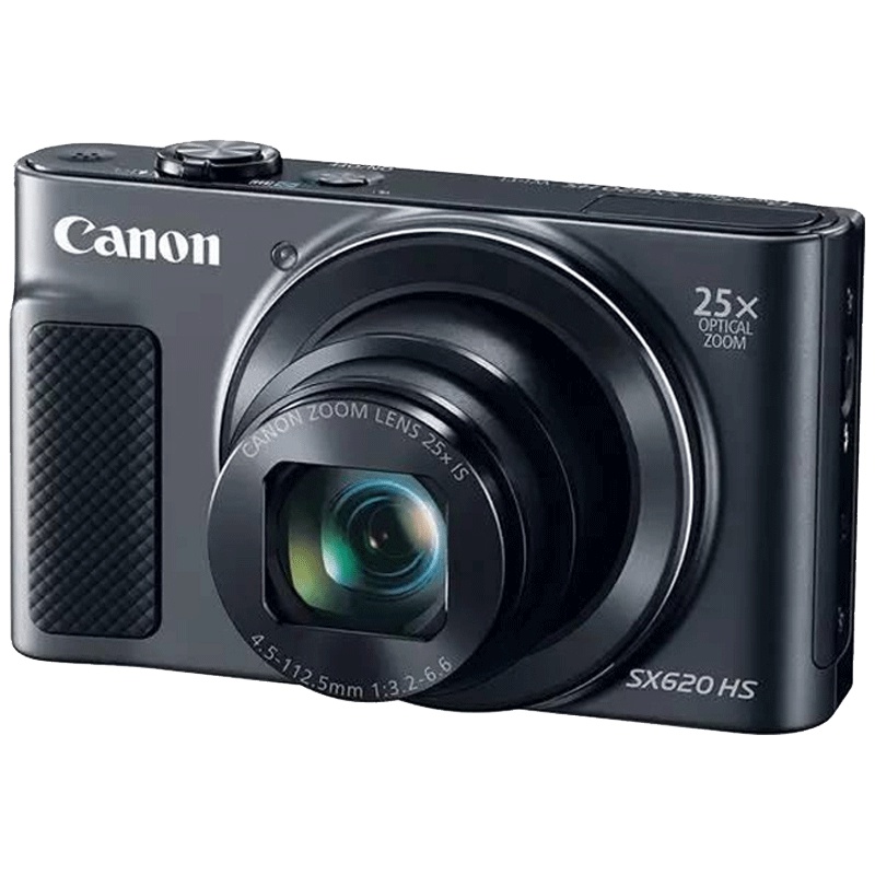 佳能(Canon)PowerShot SX620 HS 家用便携高清数码相机 黑色有效像素2110 锂电池 3英寸显示屏