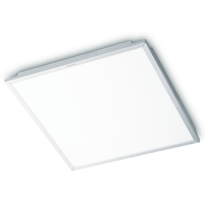 飞利浦(PHILIPS)面板灯磨砂银集成吊顶LED面板灯 12W 6500K冷白光 客厅厨房卫生间照明灯68049