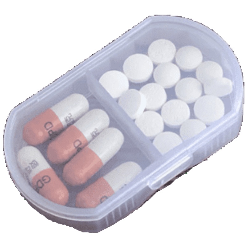 权夫人小药盒药品收纳盒分装薬盒随身药片药丸盒