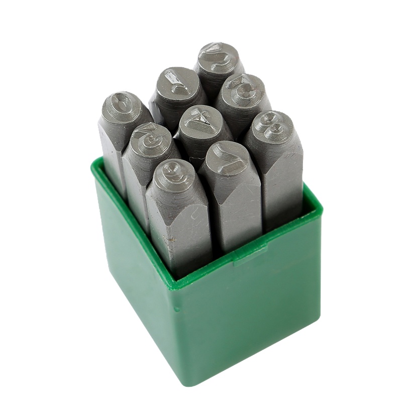 世达90802 9件套数字冲模钢号码钢字头字高5mm 1套