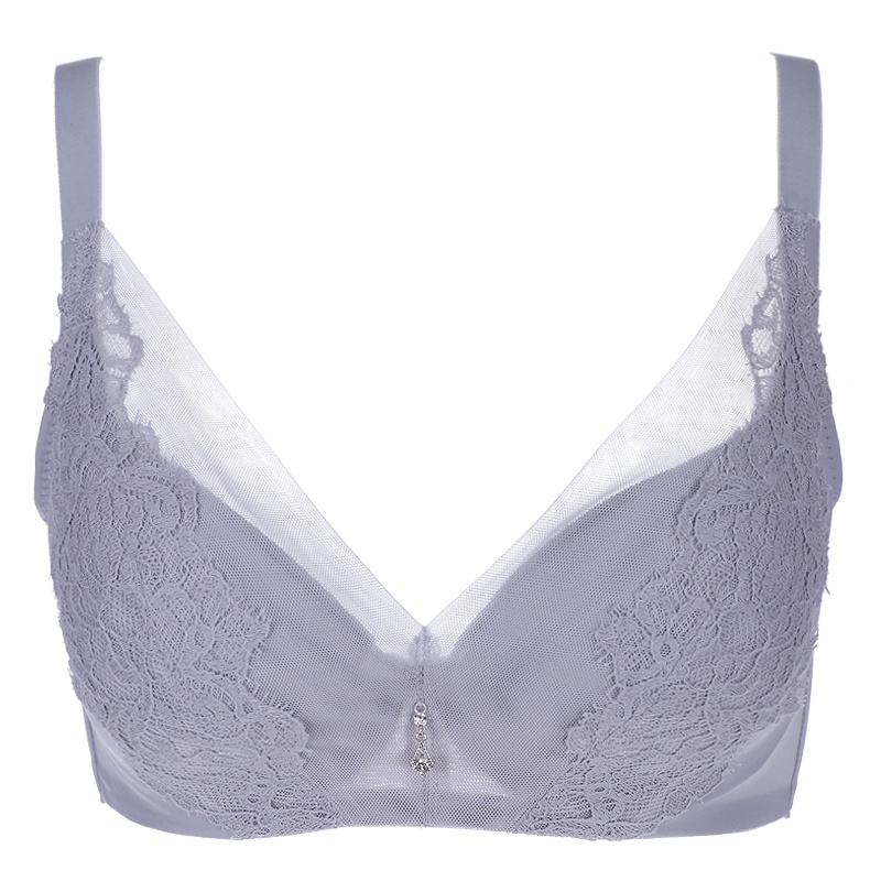依曼丽薄款内衣女聚拢收副乳调整型文胸性感上托无痕防下垂胸罩