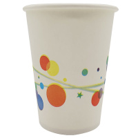 【40只装】汇恒鼎一次性精品纸杯 食品级纸杯220ml *40只特级精品加厚纸杯 家用办公饭店商务特用纸杯