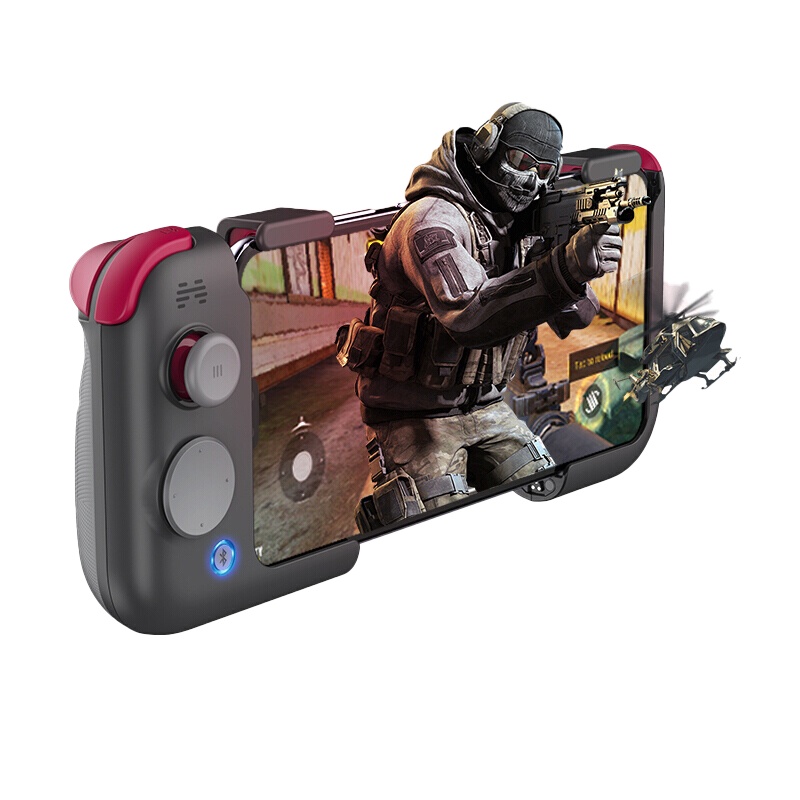 北通G2手机游戏手柄 手游鬼泣LOL吃鸡神器辅助按键和平精英自动压枪王者荣耀一键连招安卓苹果手机通用灰紫色