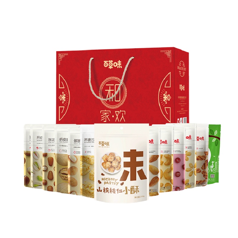 百草味 和家欢组合 1566g