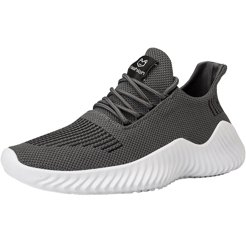 2020夏季外贸跨境INS透气飞织运动鞋轻便大码潮鞋防滑耐磨旅游鞋