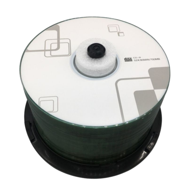 光盘CD-R刻录盘紫光银河系列700MB 50片/桶+50个PP袋