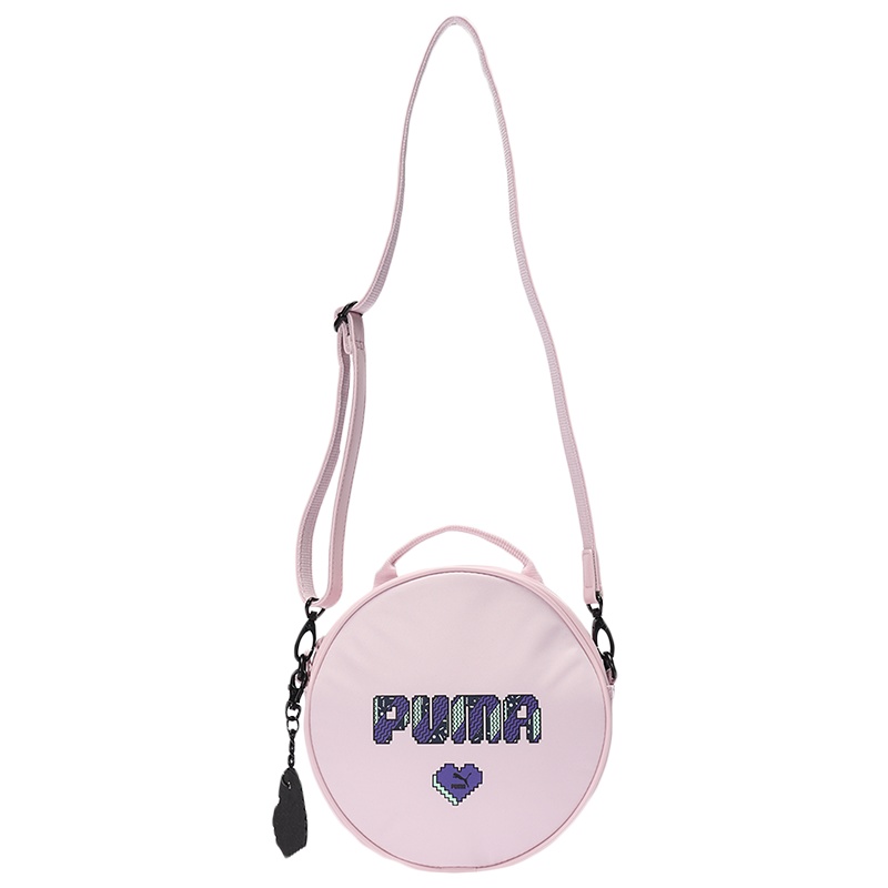 PUMA黑标女包运动包休闲复古圆形双肩包076988