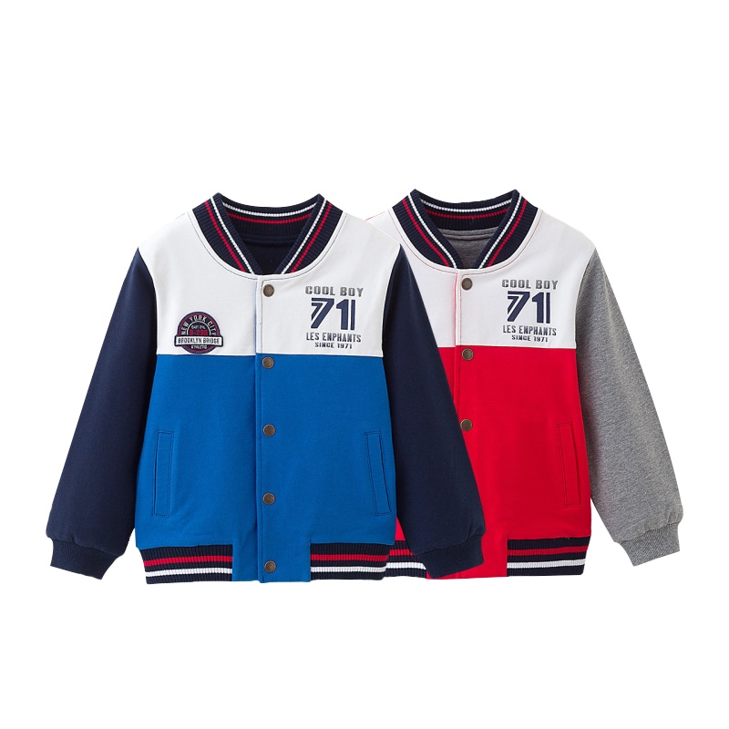 丽婴房童装男女童休闲运动外套儿童宝宝柔软舒适棒球服新品春