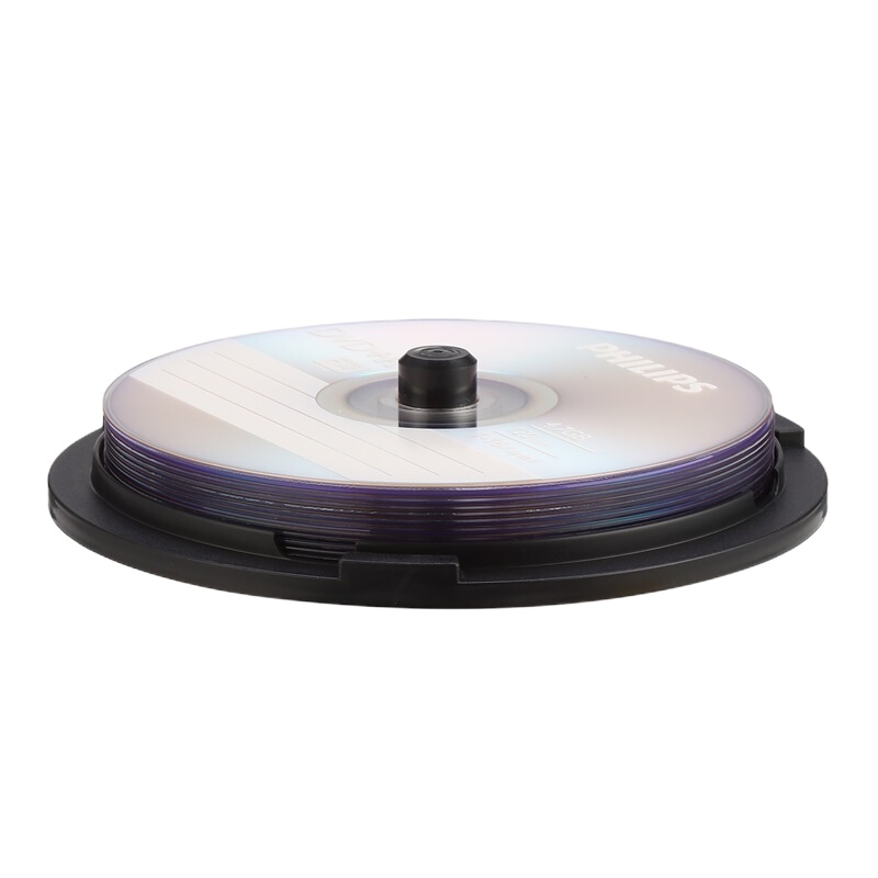 联想定制DVD+R光盘/刻录盘 16速4.7G 桶装10片 空白光盘