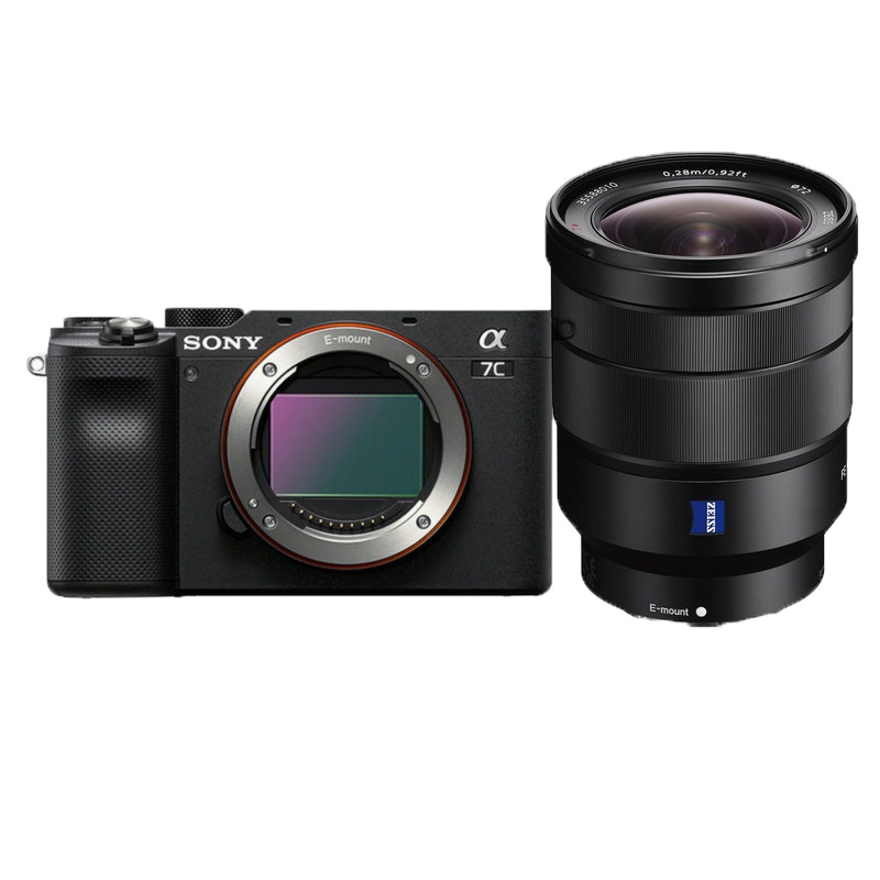 索尼Alpha 7C/ A7C/ILCE-7C (FE 16-35mm F4 ZA OSS)蔡司镜头套机 A7C (16-35F4)镜头套机 黑色/银色可选