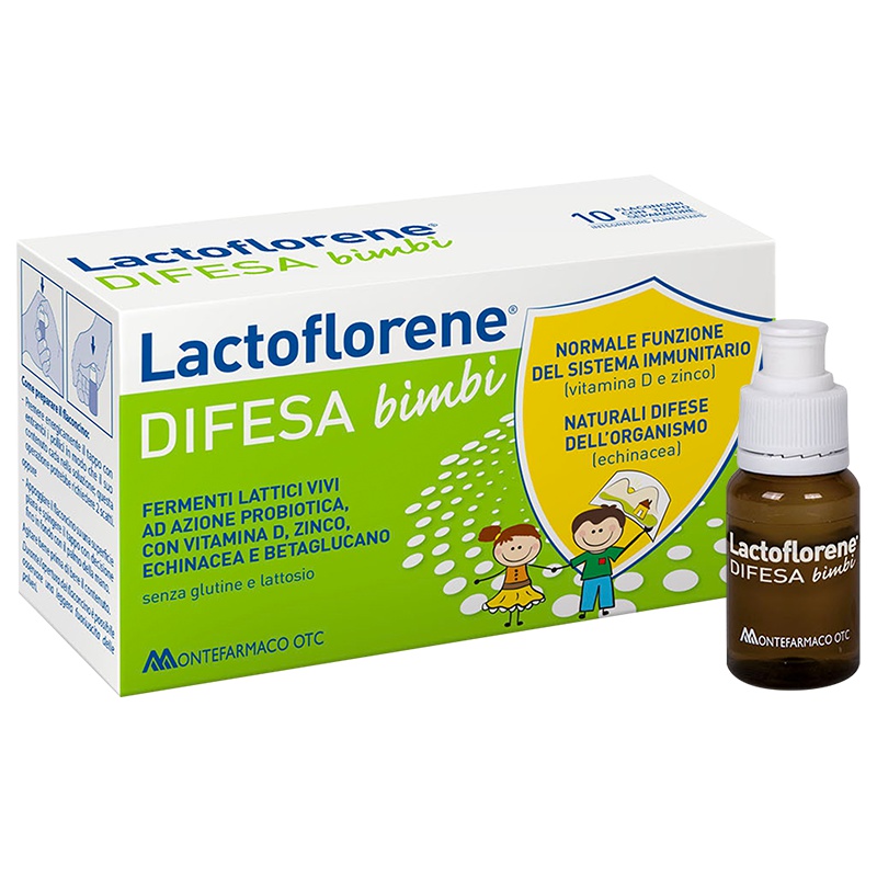 MONTEFARMACO意大利进口 3岁以上儿童卫士益生菌口服液 10瓶装 调节肠胃便秘 200克