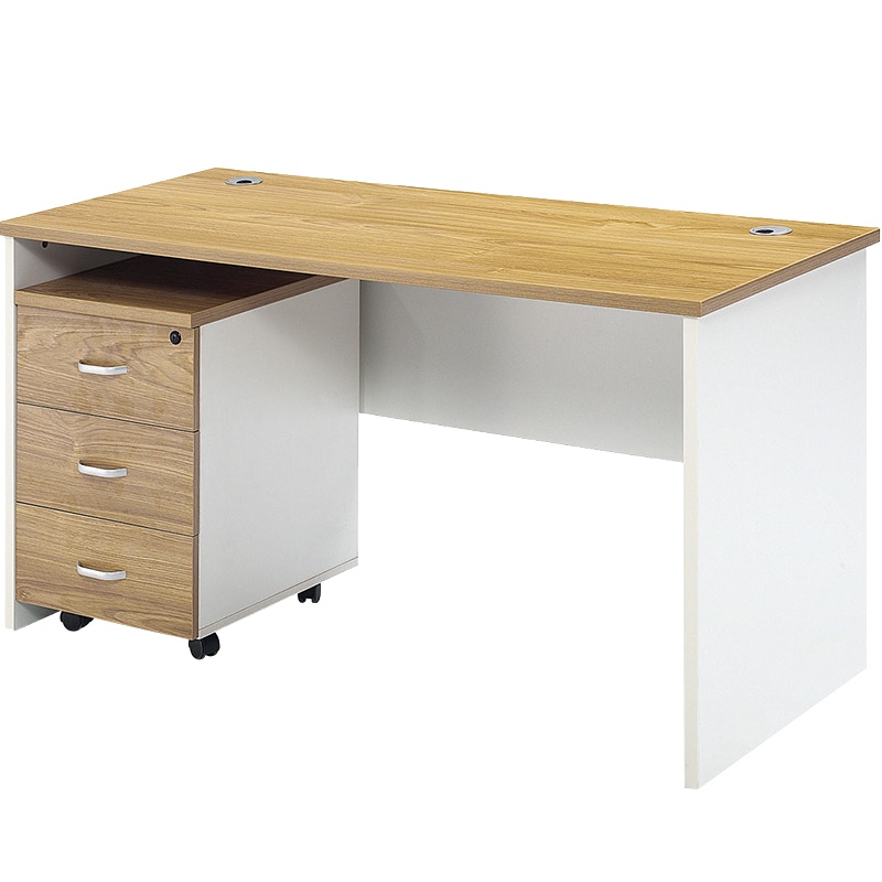 质凡板式办公桌员工桌屏风桌工作位办公家具