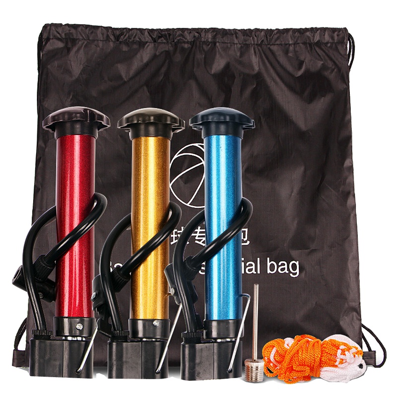 启康 篮球四件套（打气筒、气针、网兜、球袋）篮球配套周边装备 新老款随机发货