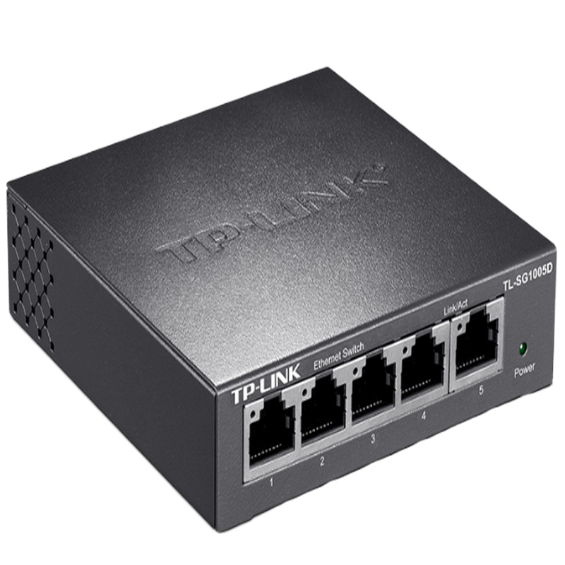 TP-LINK 5口百兆交换机 企业级交换器 监控网络网线分线器
